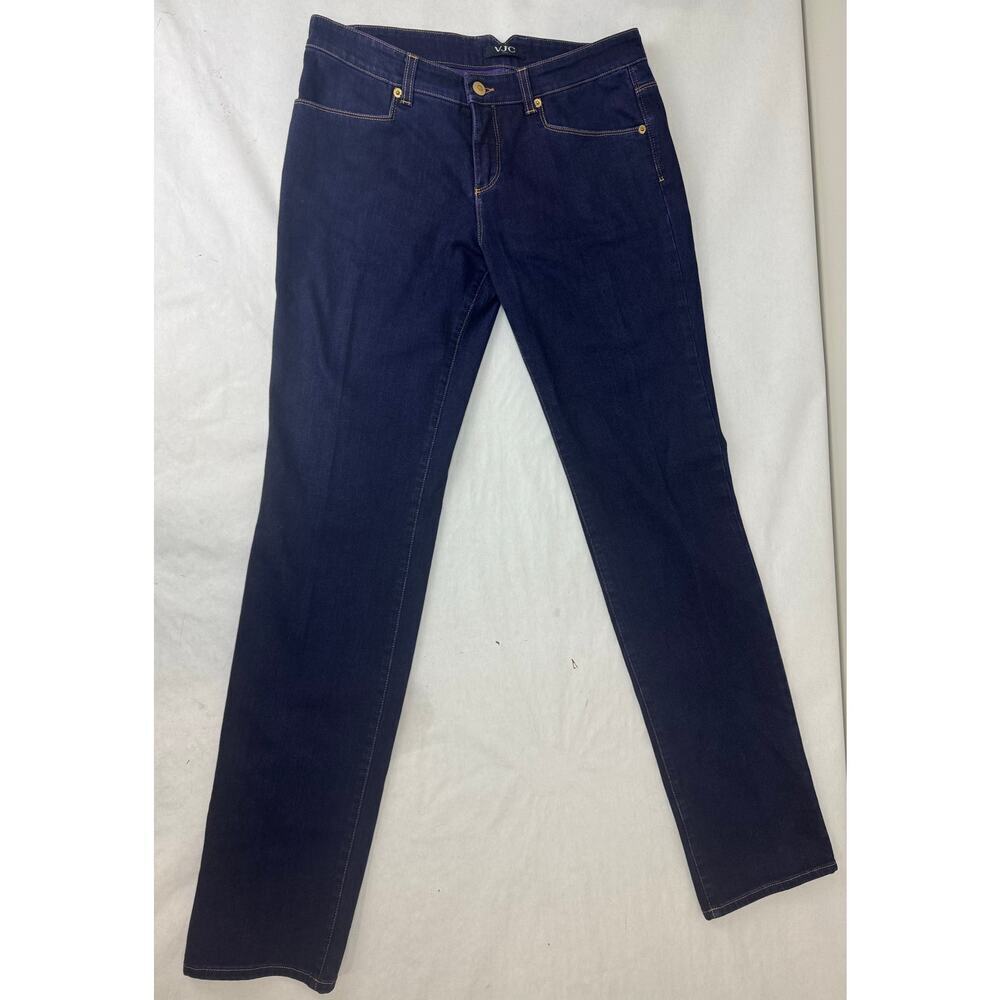 Versace Jeans Couture Men's Designer Mid Rise Straight Jeans Slim Logo 32*34